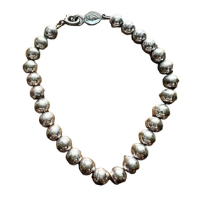 Vintage Classic Napier Silver Ball Bracelet with Lobster Clasp